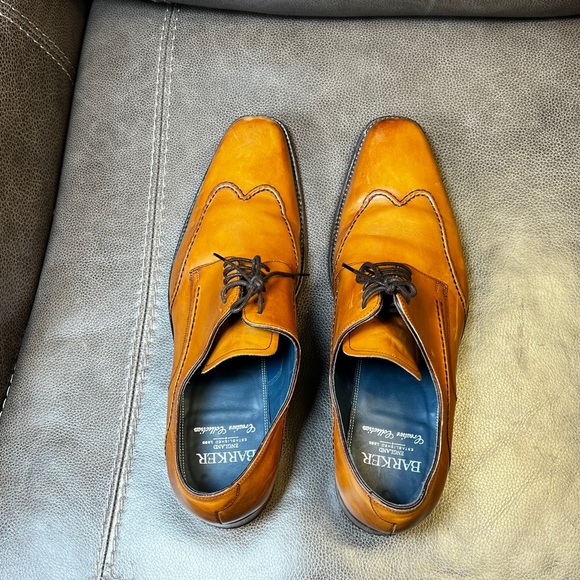 Men’s Barker Brown Shoes Size 11 - Picture 13 of 14